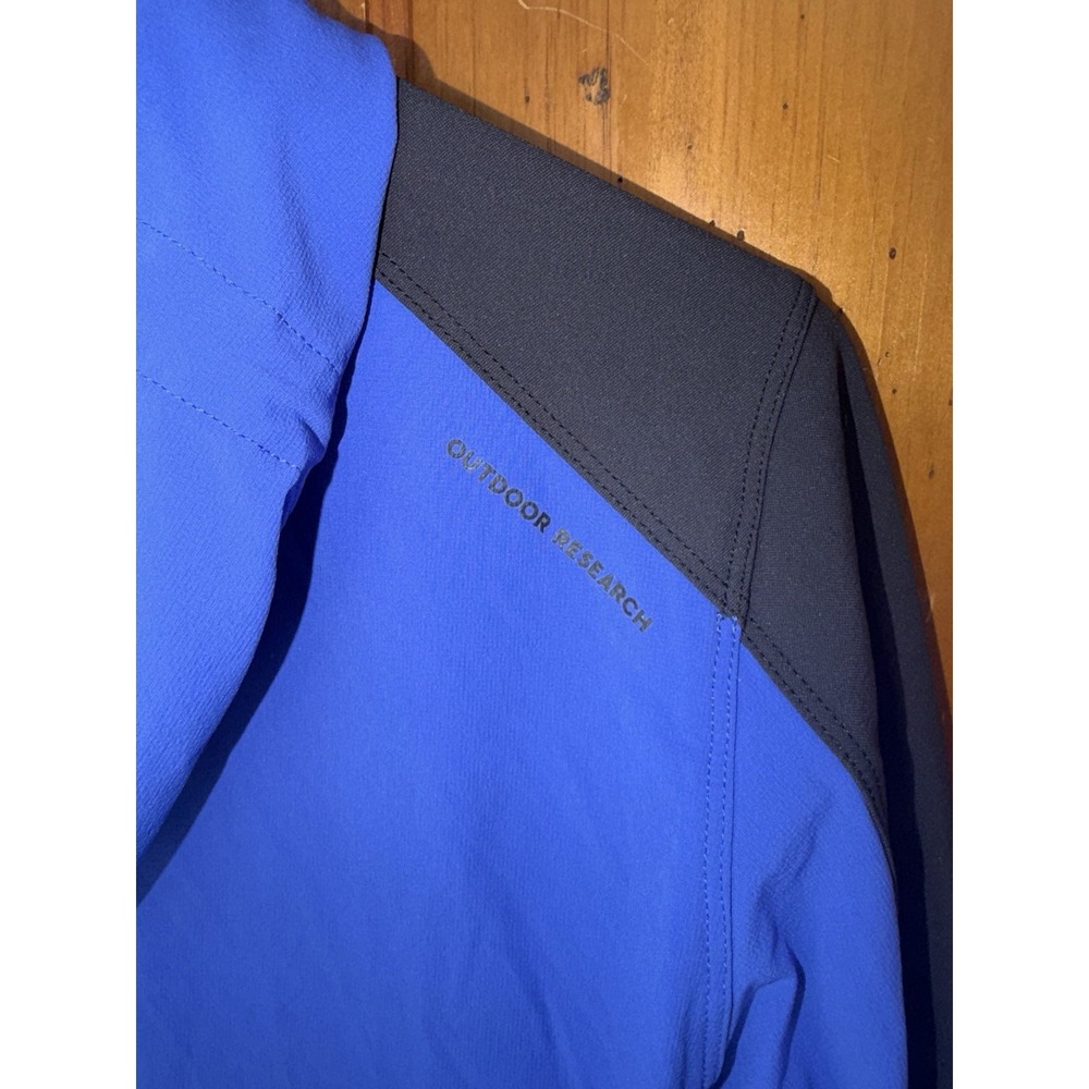 Outdoor Research Women's M Ferrosi Hoodie Jacket Blue Hiking Full Zip 287624 - Picture 3 of 10